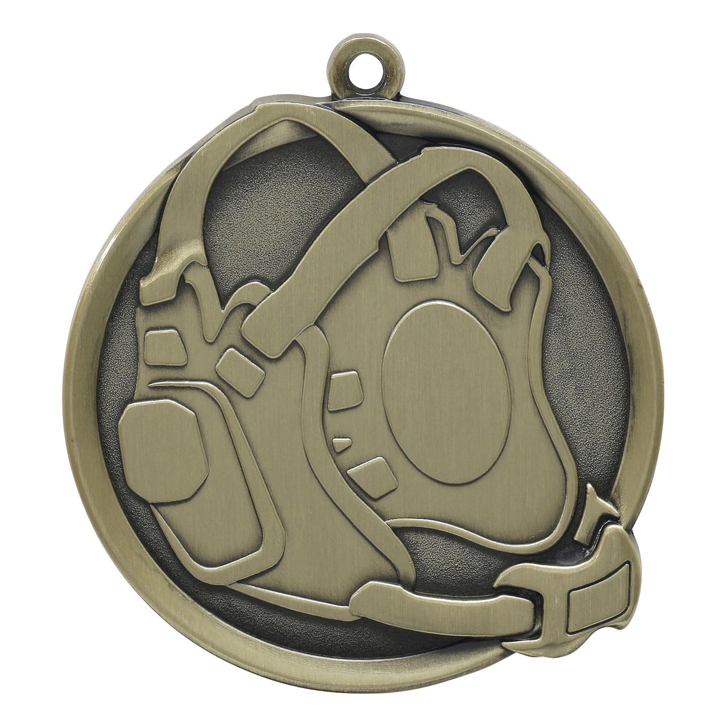 Mega Wrestling Medal 2.25" / Gold