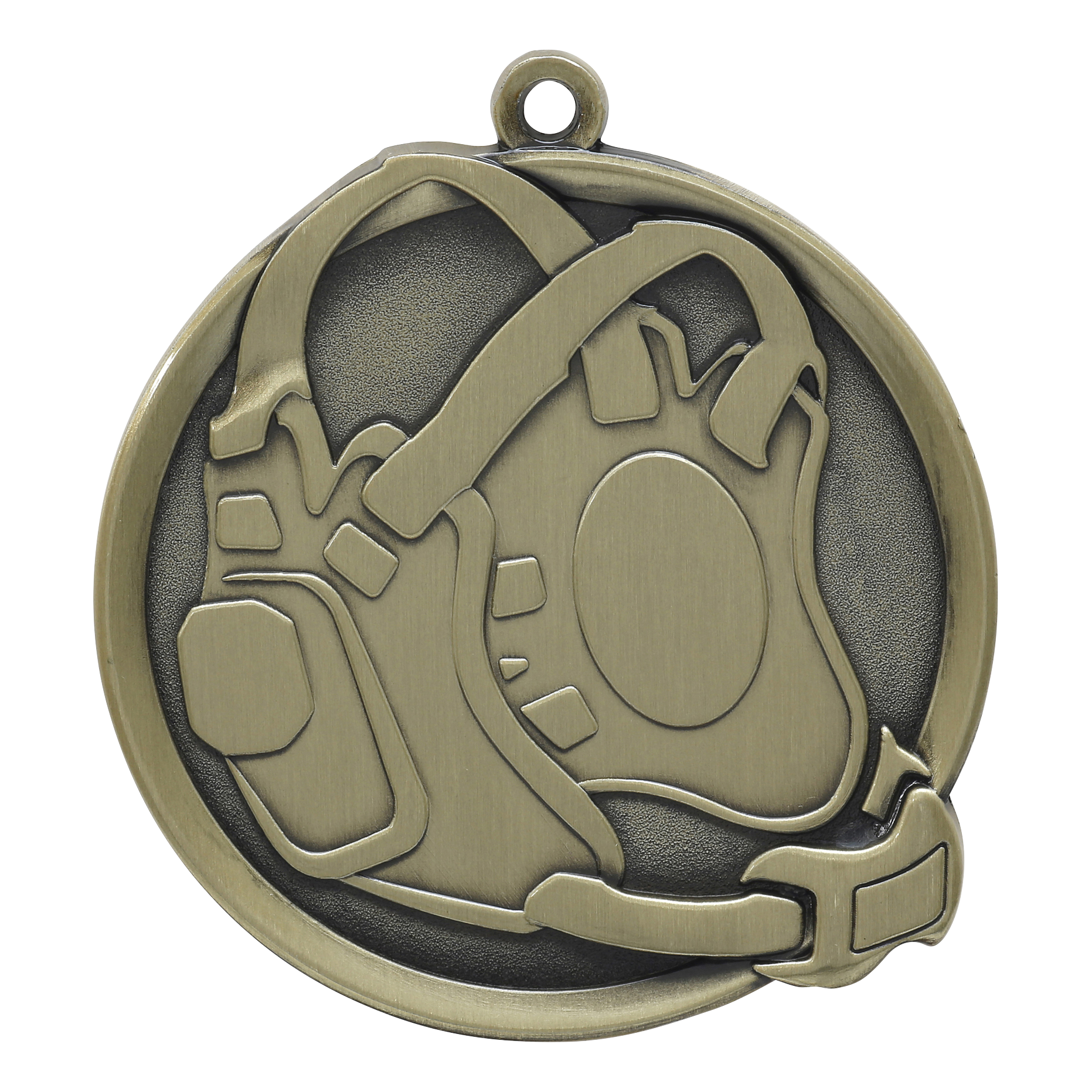 Mega Wrestling Medal 2.25" / Gold