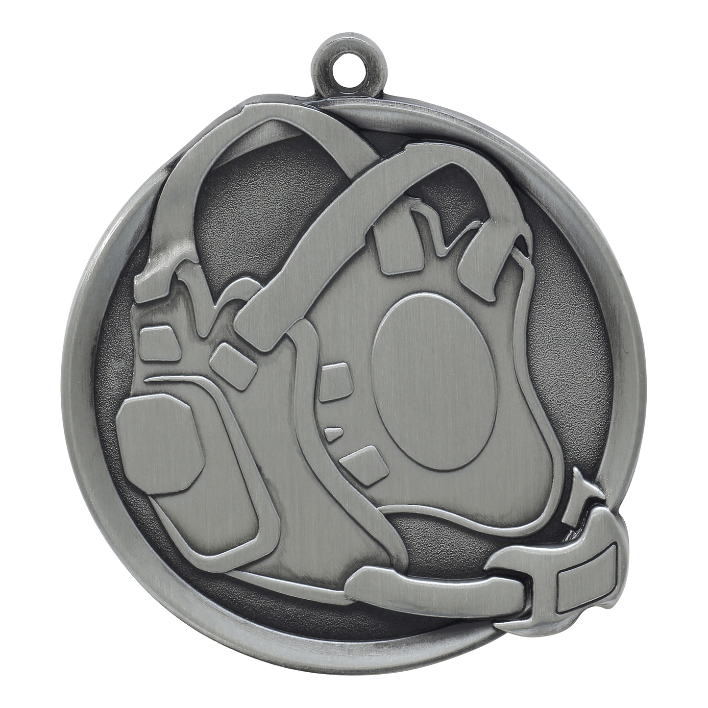 Mega Wrestling Medal 2.25" / Silver
