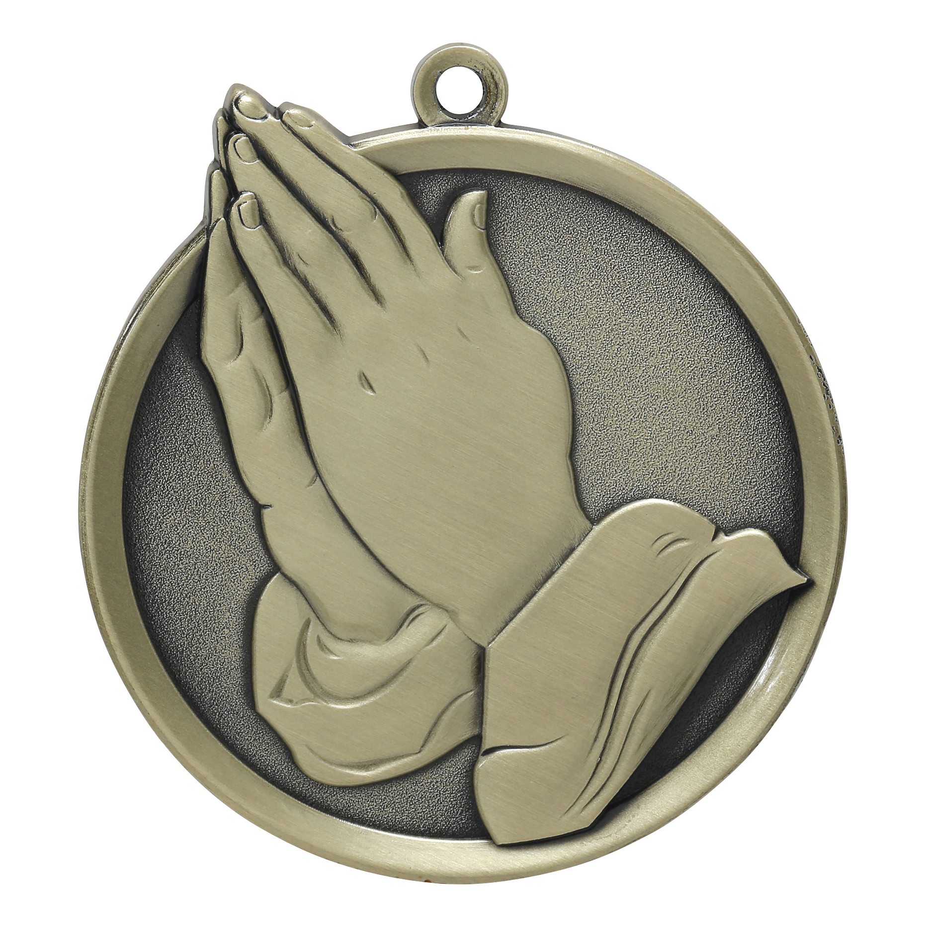 Mega Christian Medal 2.25" / Gold