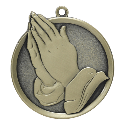 Mega Christian Medal 2.25" / Gold