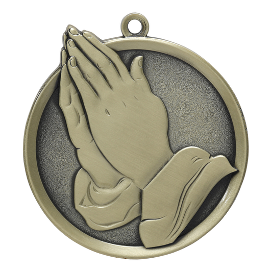 Mega Christian Medal 2.25" / Gold