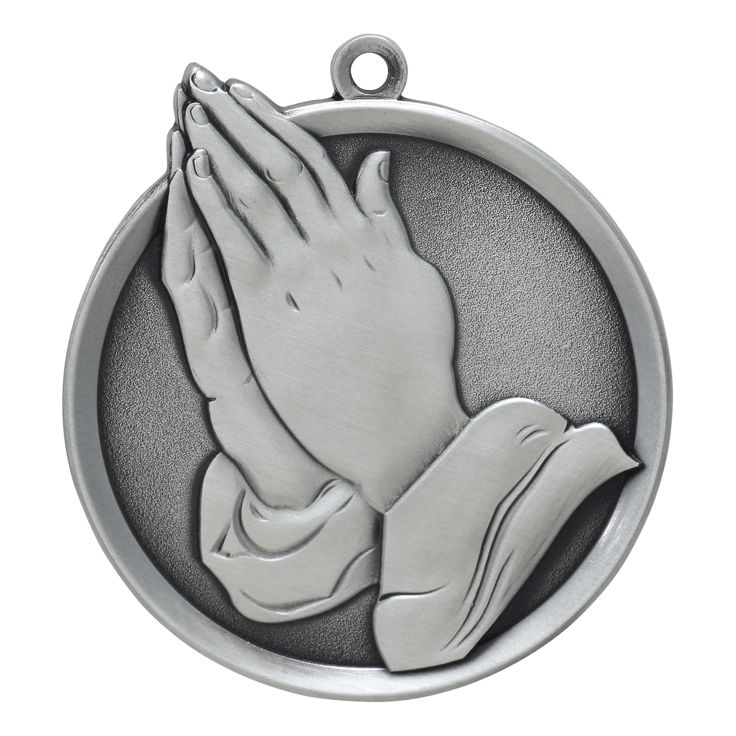 Mega Christian Medal 2.25" / Silver