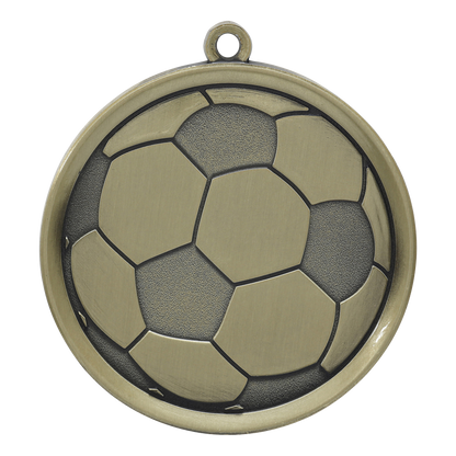 Mega Soccer Medal 2.25" / Gold