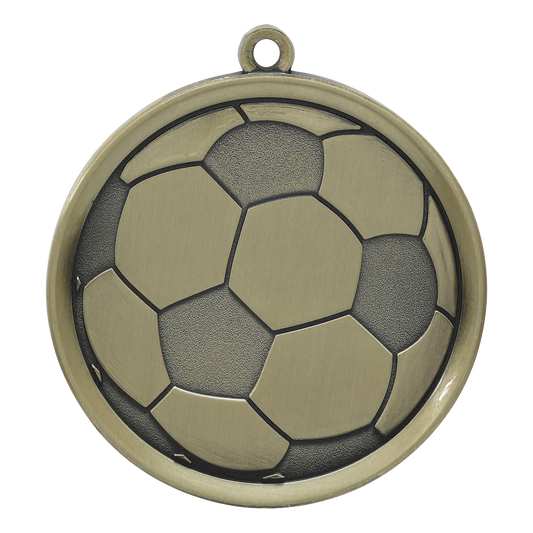 Mega Soccer Medal 2.25" / Gold
