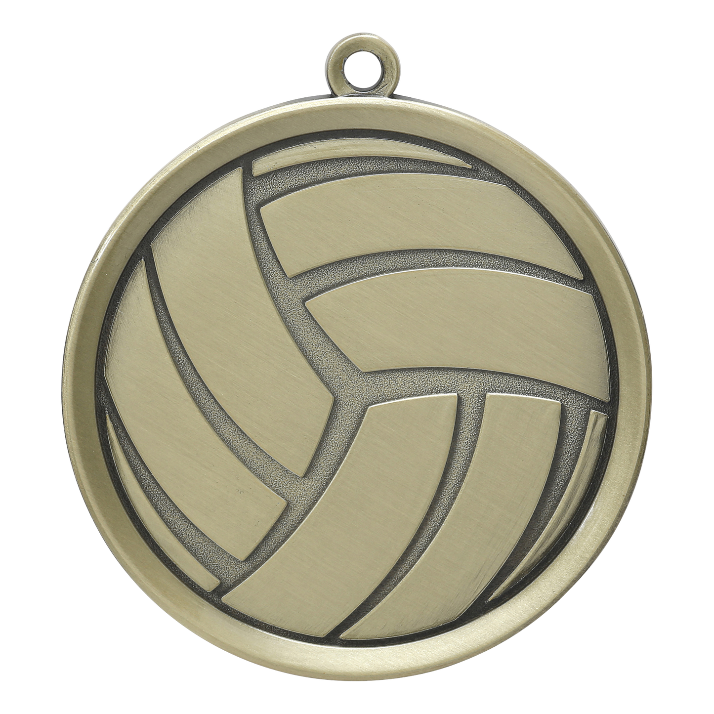 Mega Volleyball Medal 2.25" / Gold