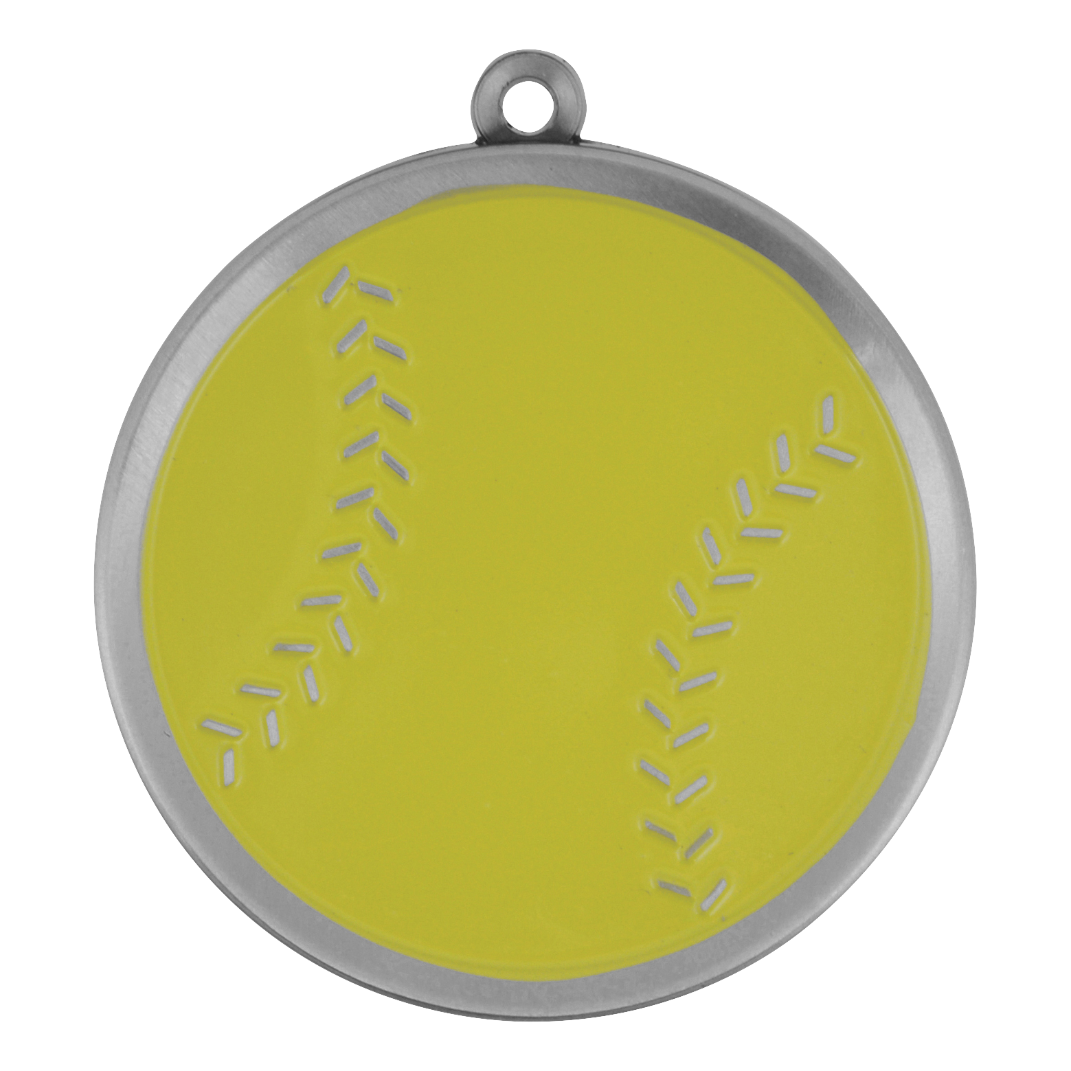 Mega Softball Medal 2.25" / Silver
