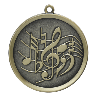 Mega Music Medal 2.25" / Gold