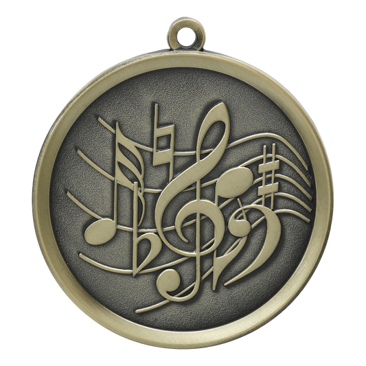 Mega Music Medal 2.25" / Gold