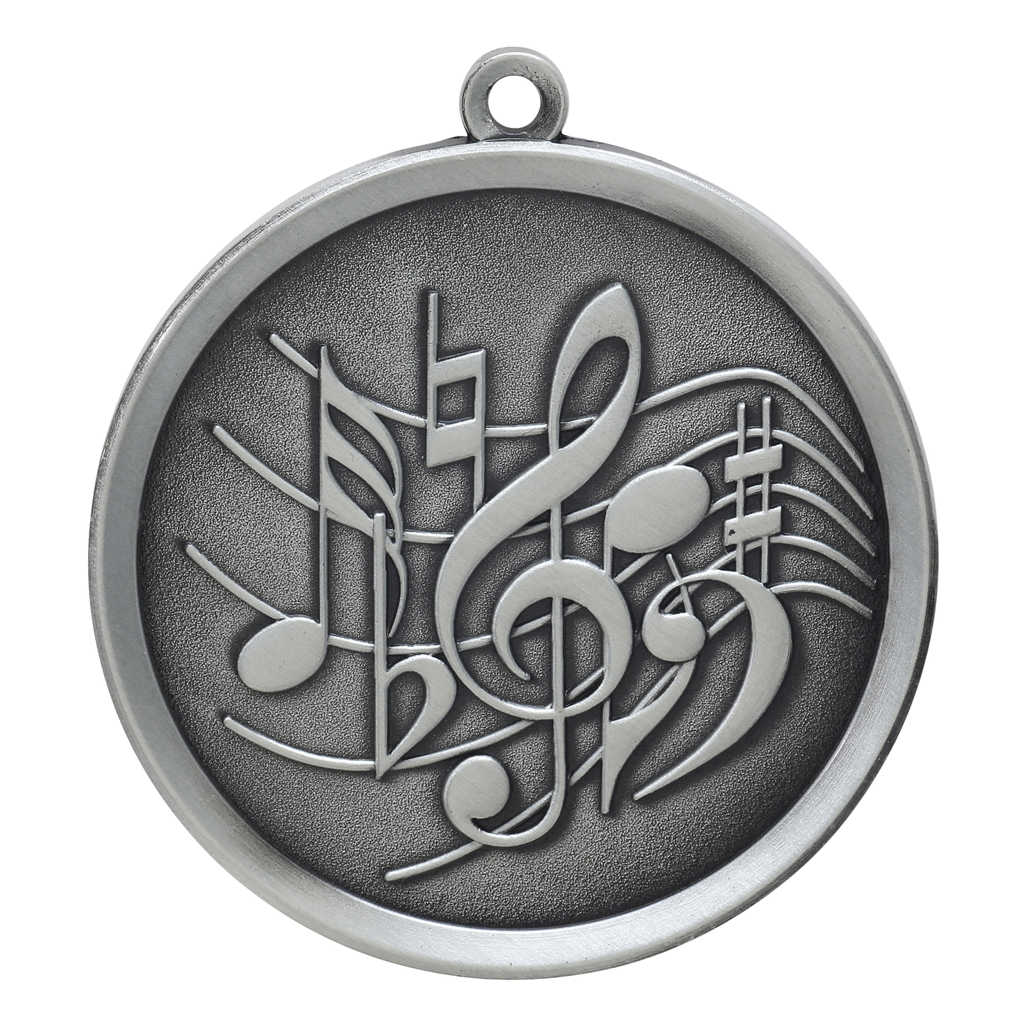 Mega Music Medal 2.25" / Silver