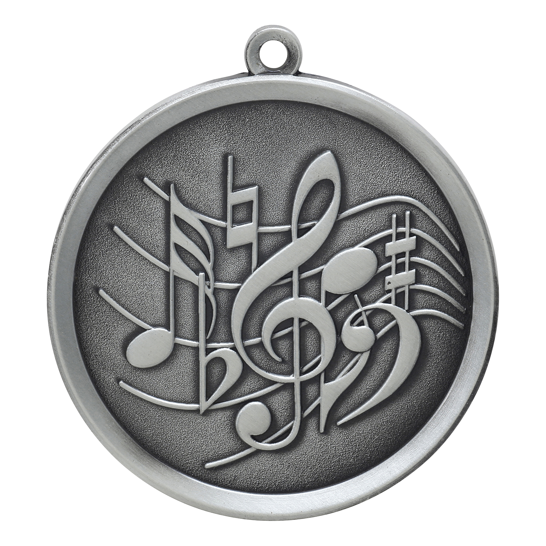 Mega Music Medal 2.25" / Silver