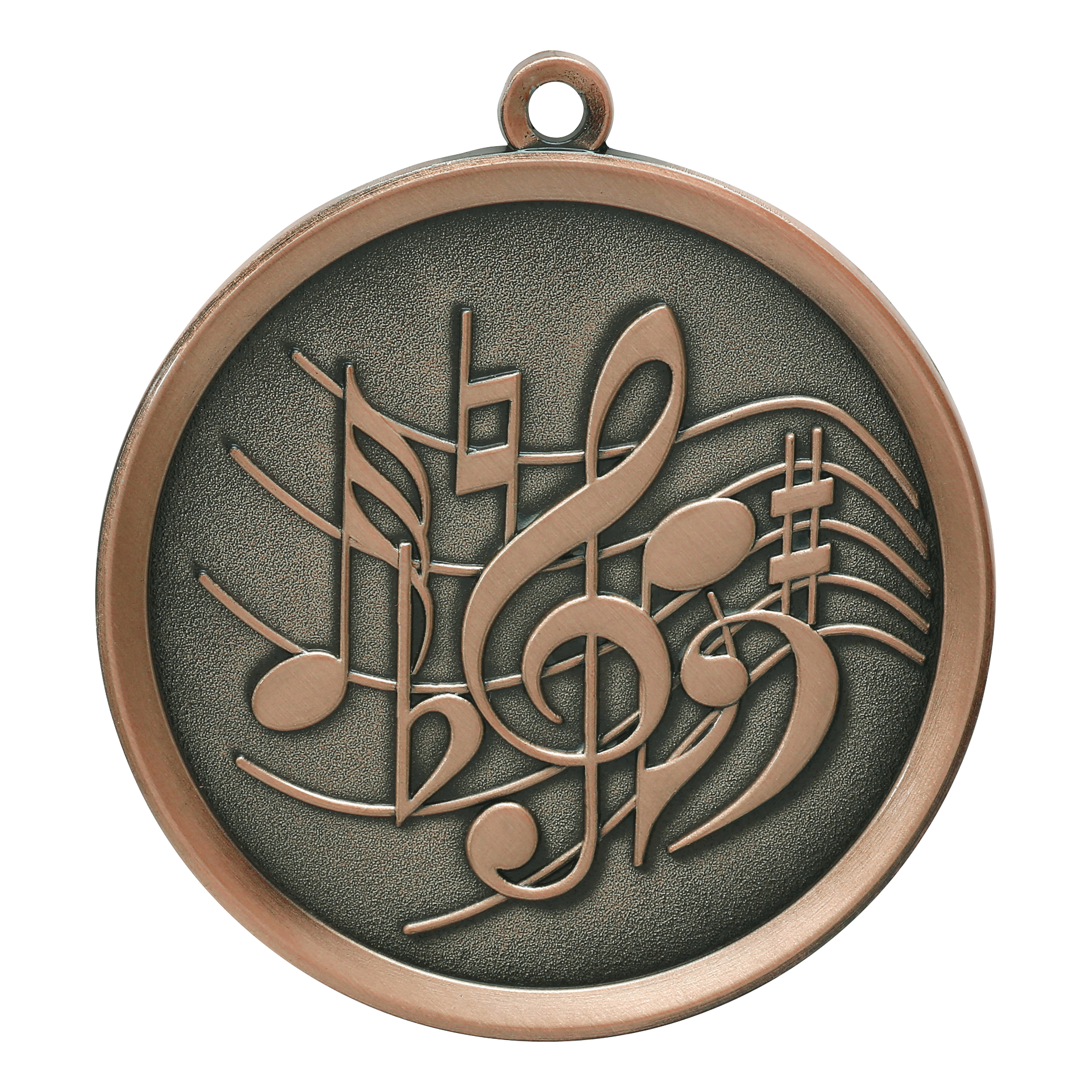 Mega Music Medal 2.25" / Bronze (Copper Tone)
