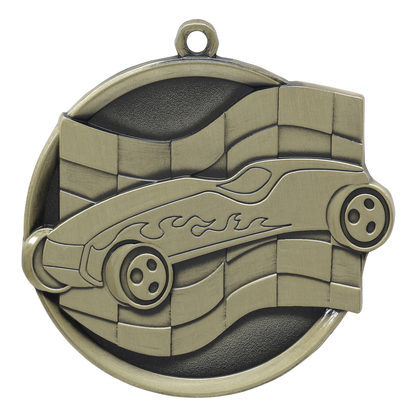 Mega Pinewood Derby Medal 2.25" / Gold