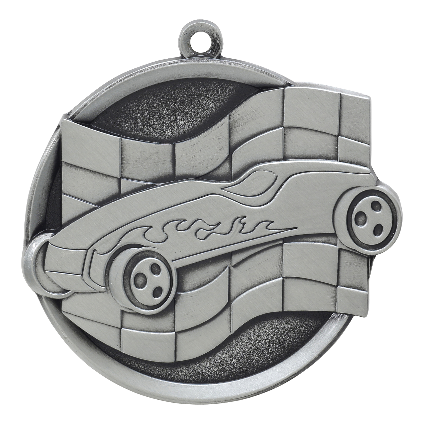 Mega Pinewood Derby Medal 2.25" / Silver
