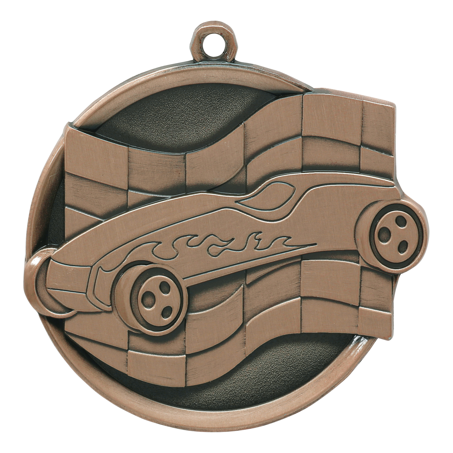 Mega Pinewood Derby Medal 2.25" / Bronze (Copper Tone)