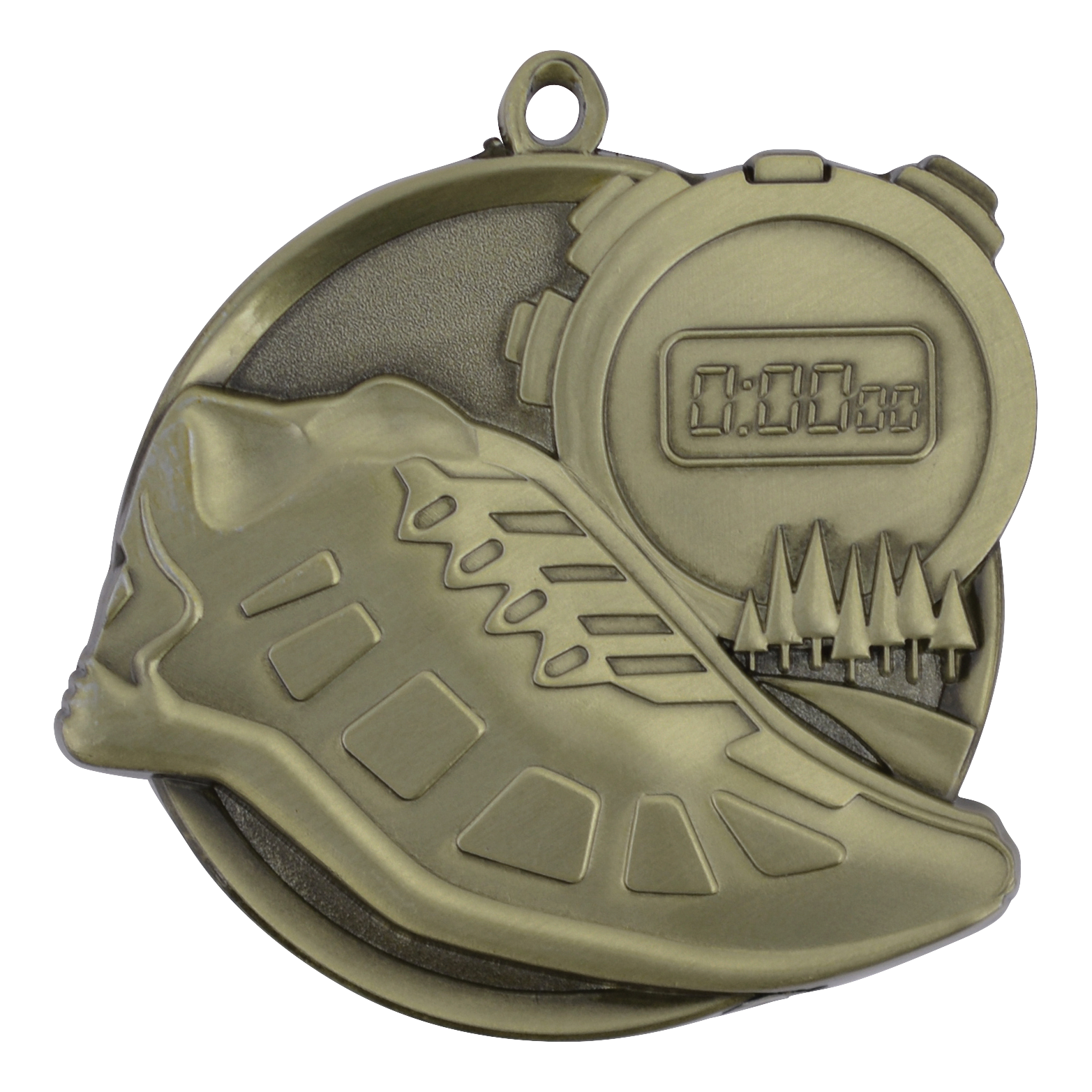Mega Cross Country Medal 2.25" / Gold
