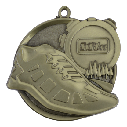 Mega Cross Country Medal 2.25" / Gold