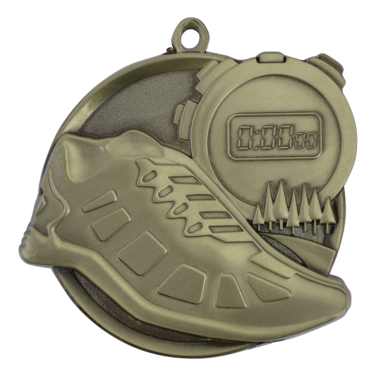 Mega Cross Country Medal 2.25" / Gold
