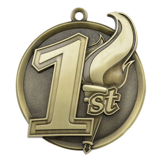 Mega 1st Place Medal 2.25" / Gold