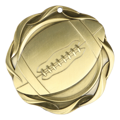 Fusion Football Medal 3" / Gold