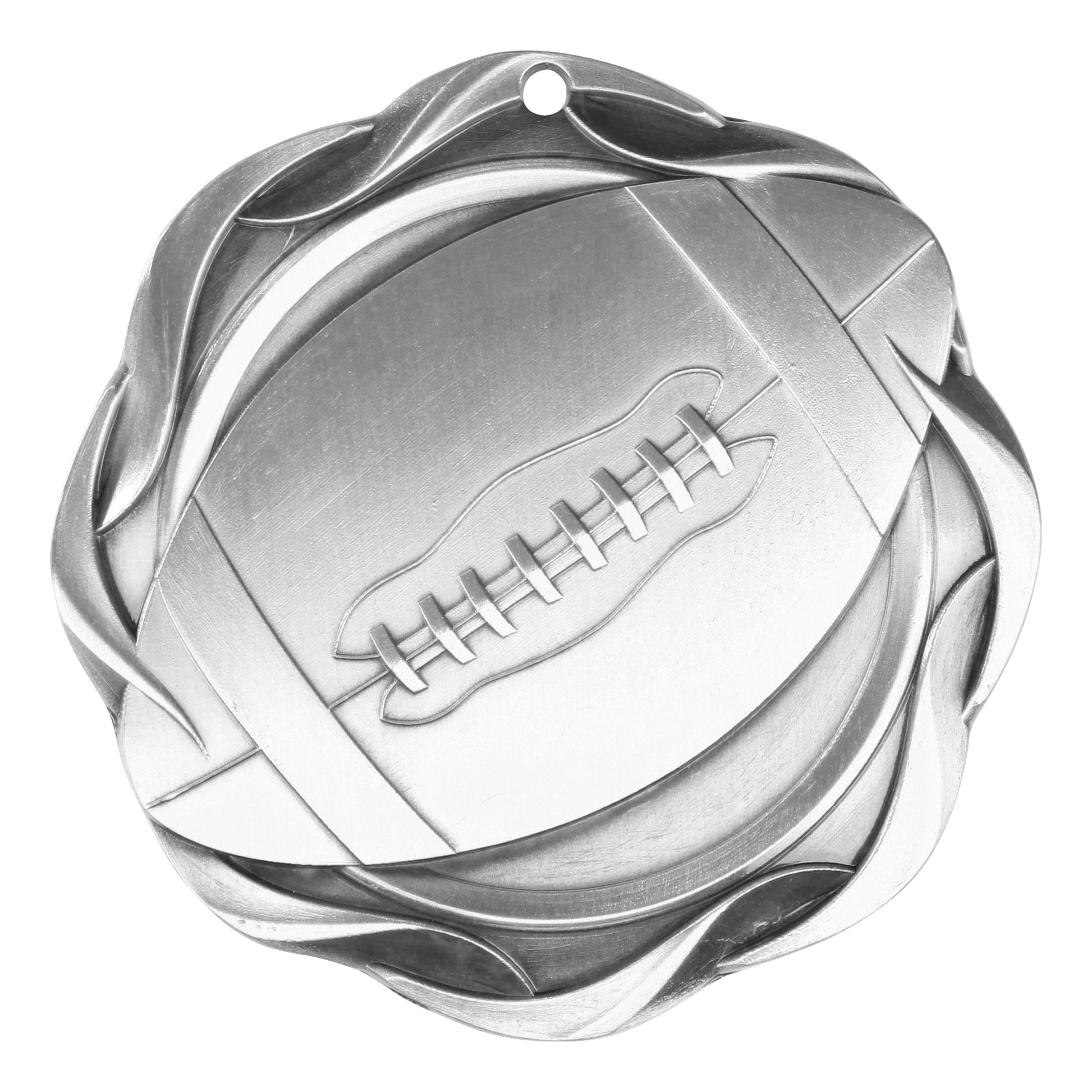 Fusion Football Medal 3" / Silver