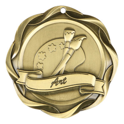 Fusion Art Medal 3" / Gold