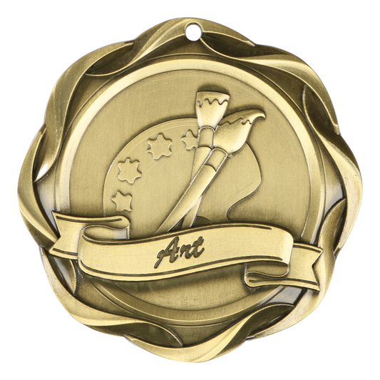 Fusion Art Medal 3" / Gold