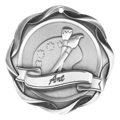 Fusion Art Medal 3" / Silver