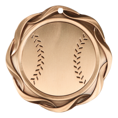 Fusion Baseball Medal 3" / Bronze (Copper Tone)