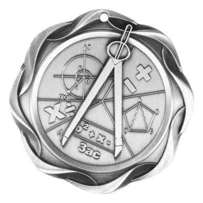 Fusion Math Medal 3" / Silver