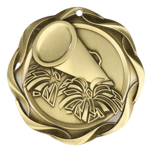 Fusion Cheer Medal 3" / Gold