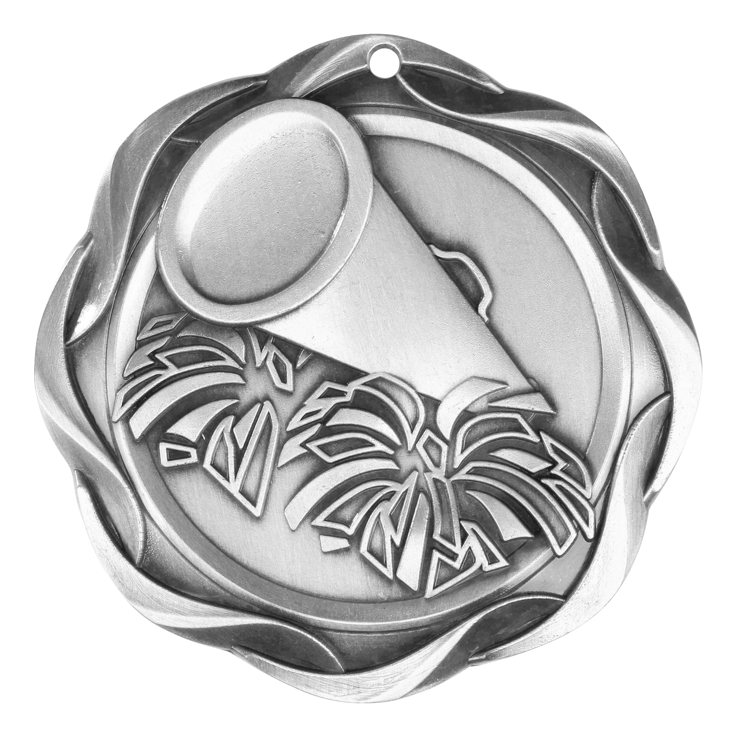 Fusion Cheer Medal 3" / Silver