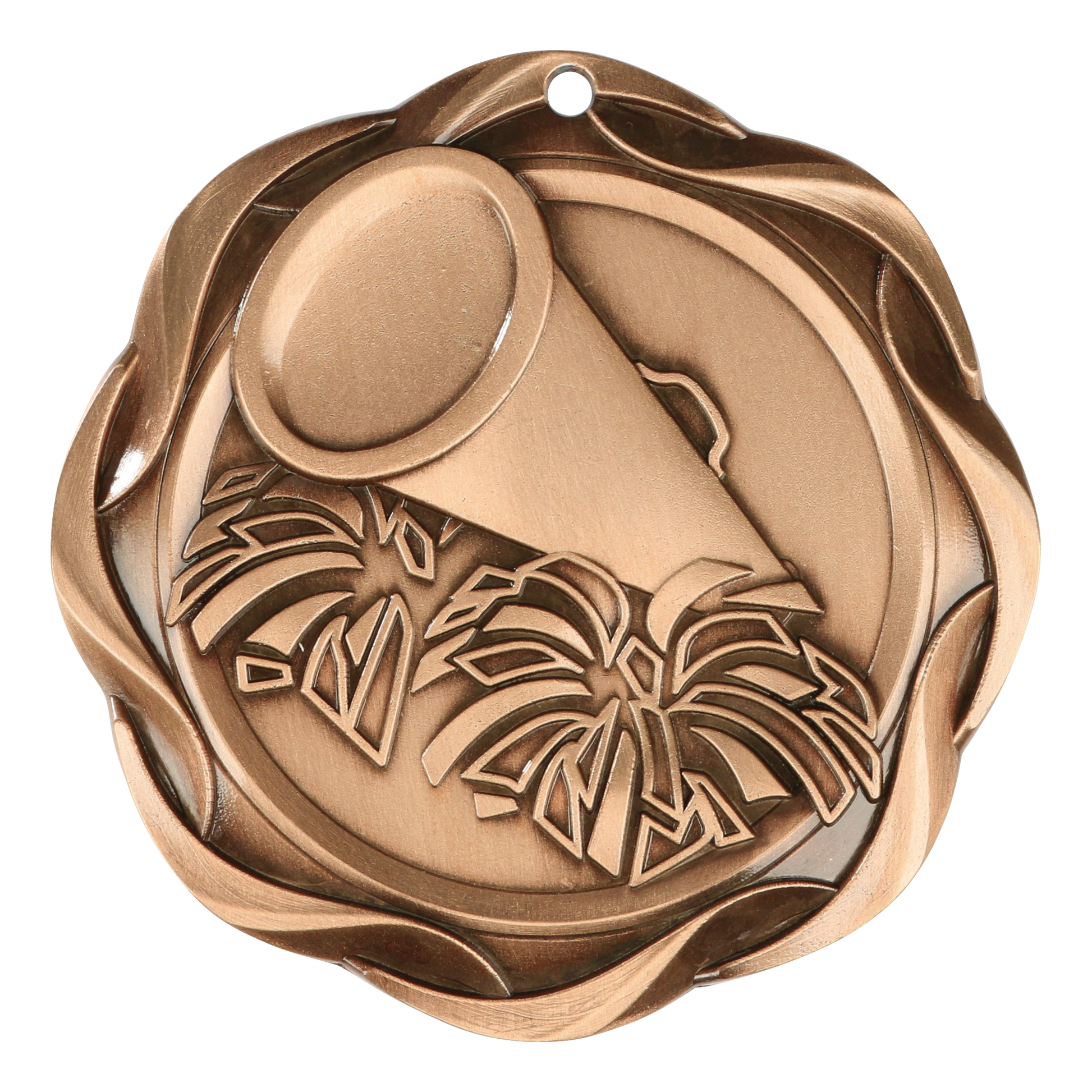 Fusion Cheer Medal 3" / Bronze (Copper Tone)