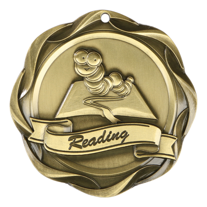 Fusion Reading Medal 3" / Gold