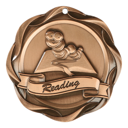 Fusion Reading Medal 3" / Bronze (Copper Tone)