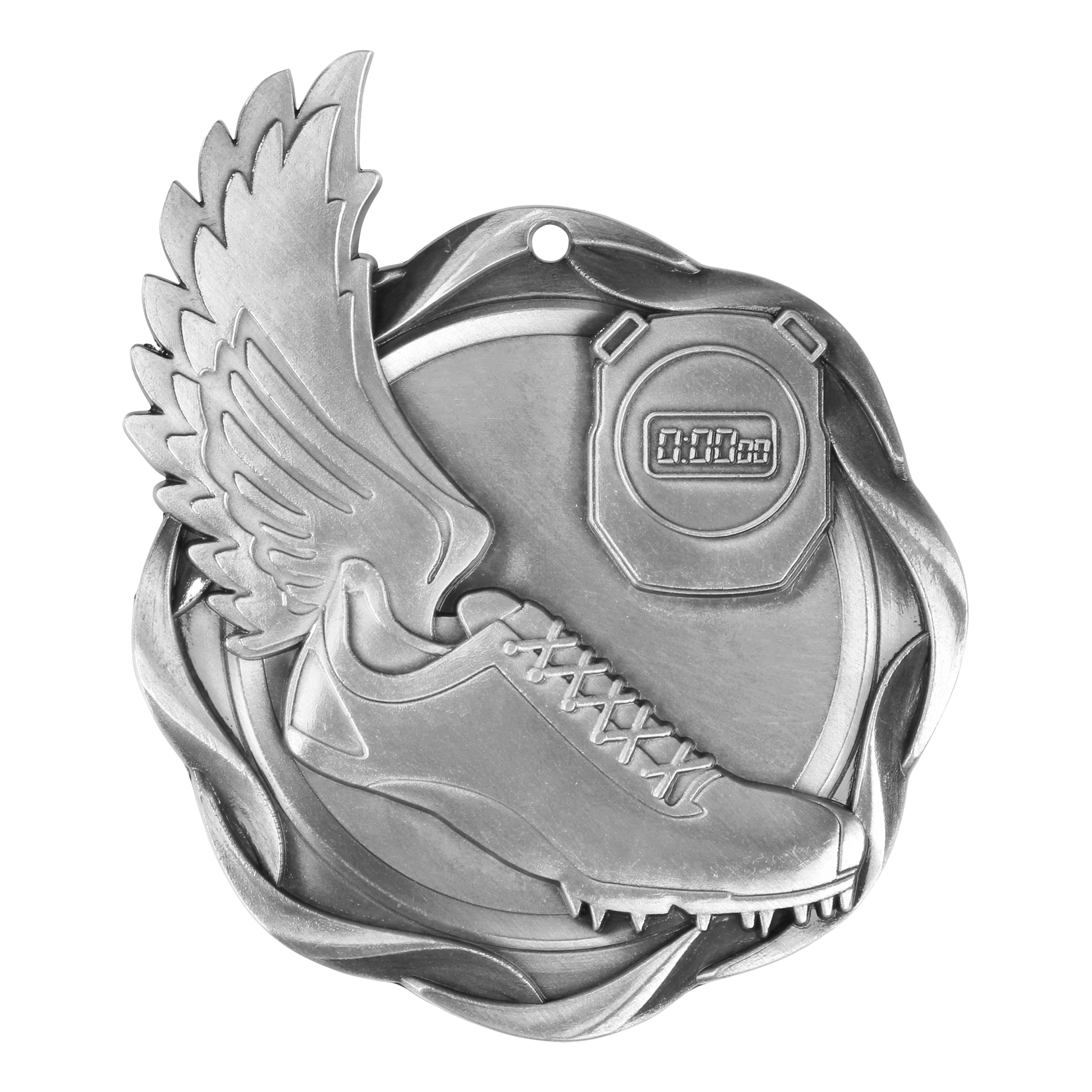 Fusion Track Medal 3" / Silver