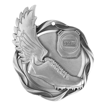 Fusion Track Medal 3" / Silver