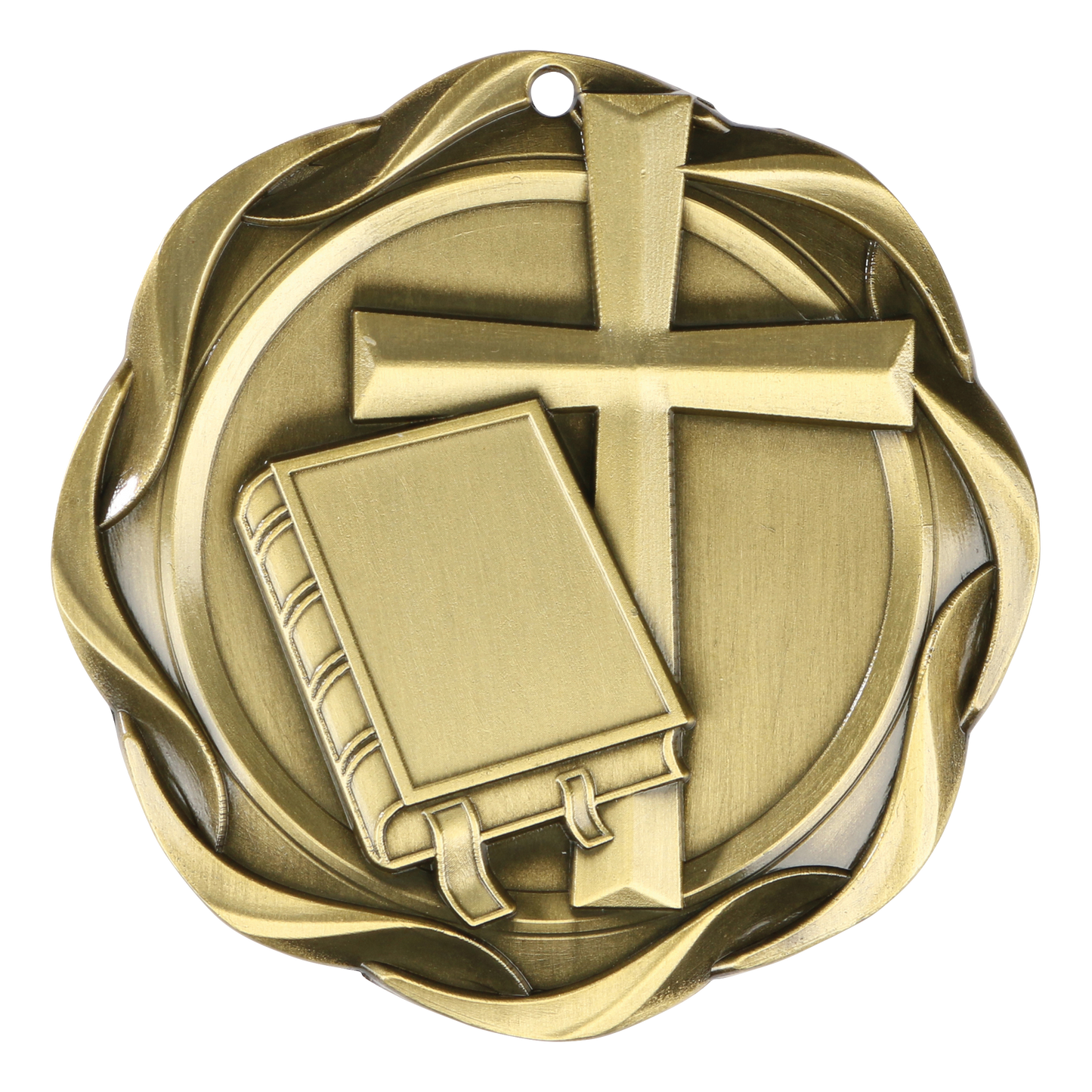 Fusion Christian Medal 3" / Gold