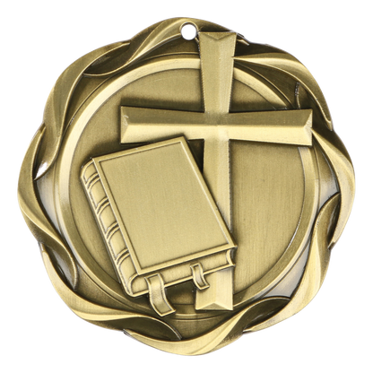Fusion Christian Medal 3" / Gold