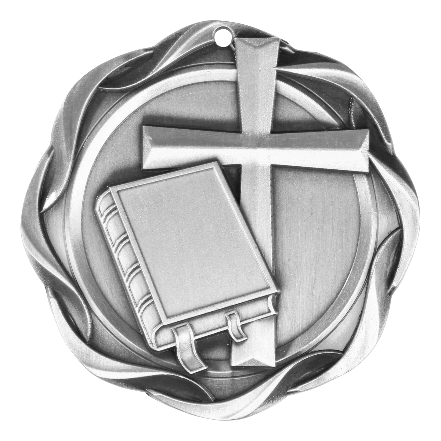 Fusion Christian Medal 3" / Silver