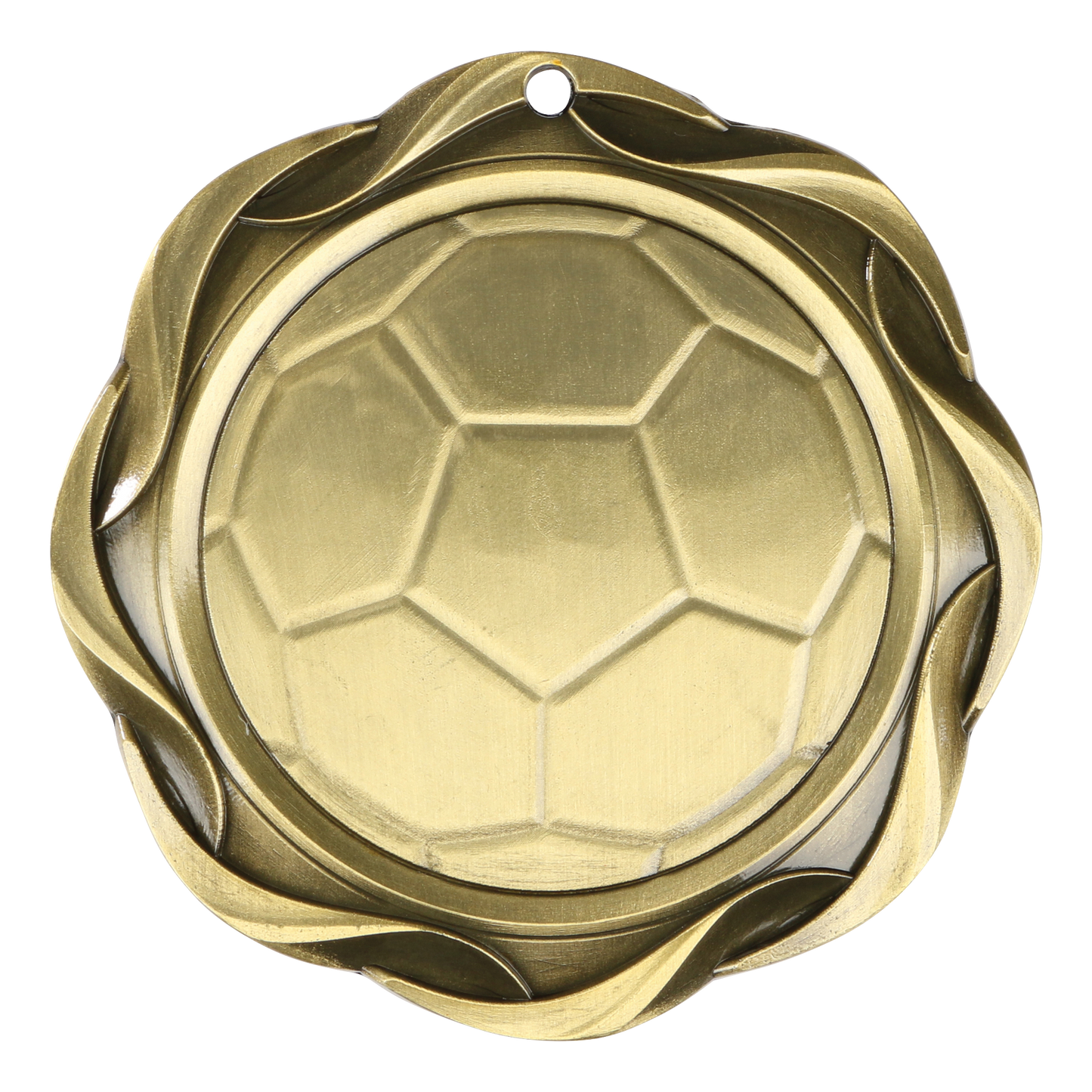 Fusion Soccer Medal 3" / Gold