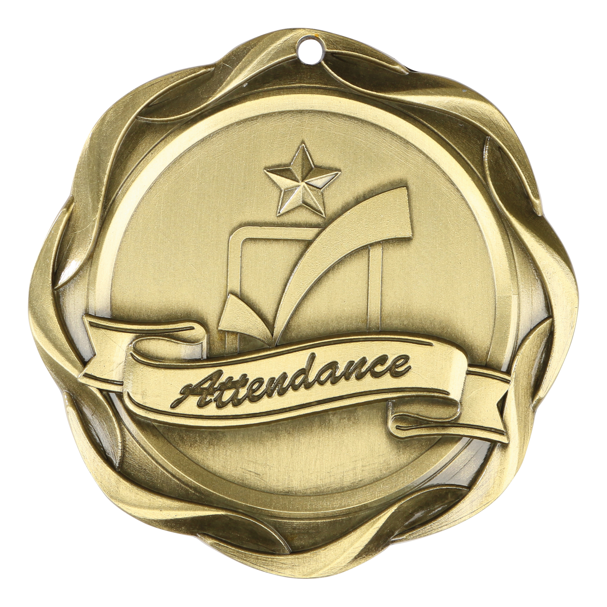 Fusion Attendance Medal 3" / Gold