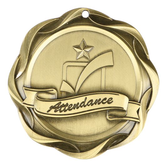 Fusion Attendance Medal 3" / Gold