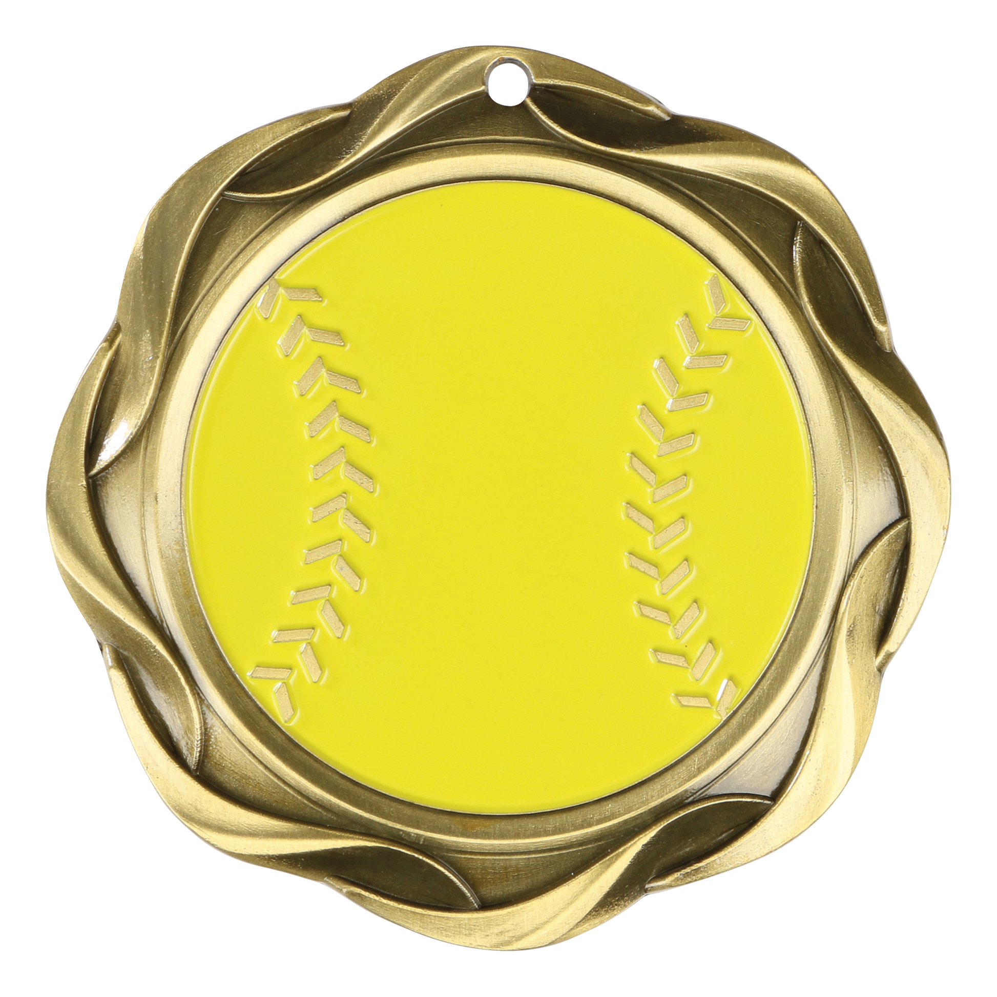 Fusion Softball Medal 3" / Gold