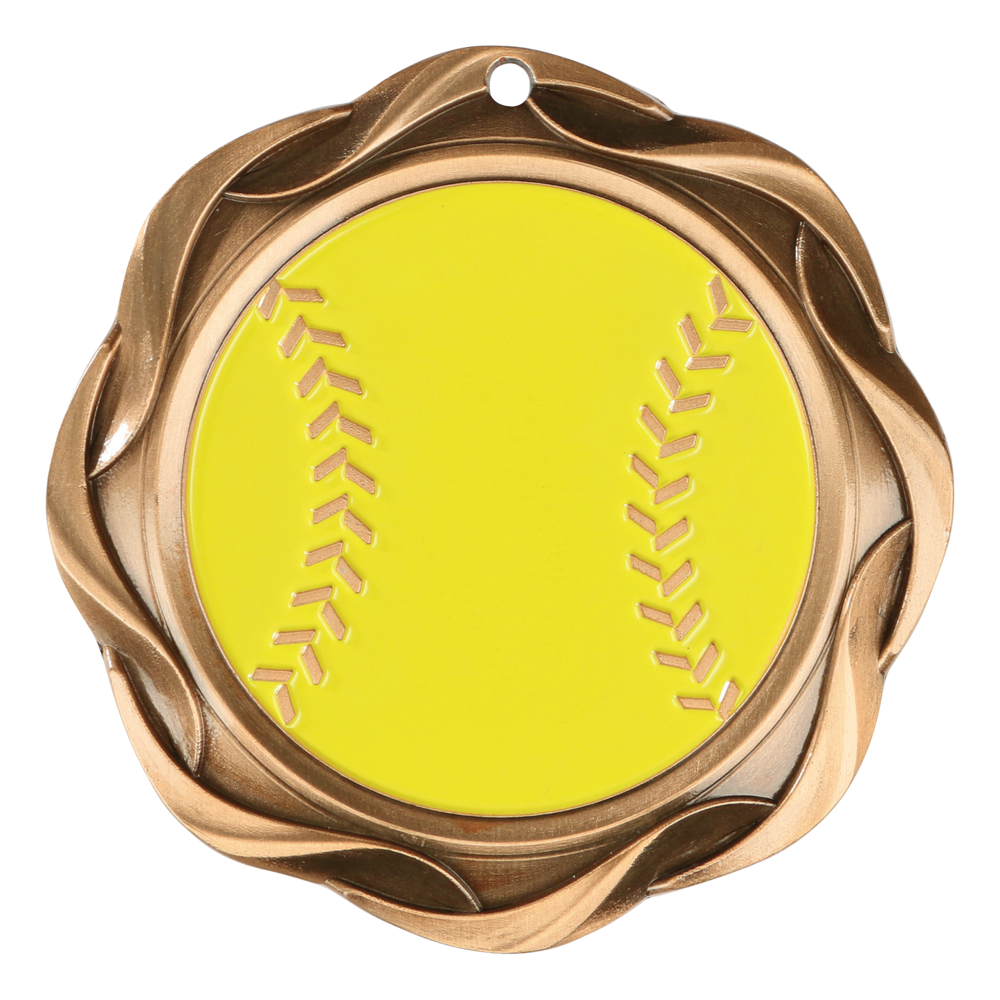 Fusion Softball Medal 3" / Bronze (Copper Tone)