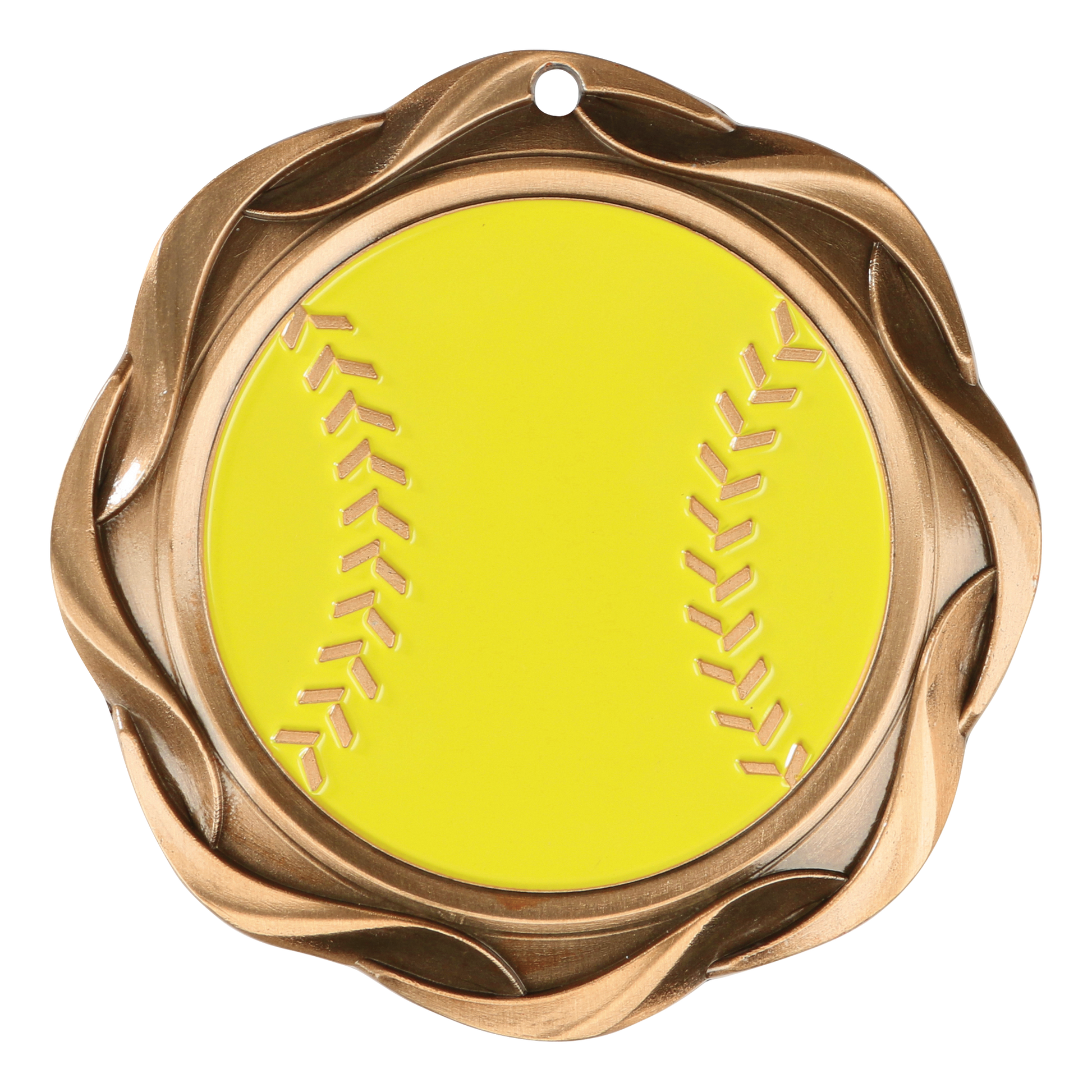 Fusion Softball Medal 3" / Bronze (Copper Tone)