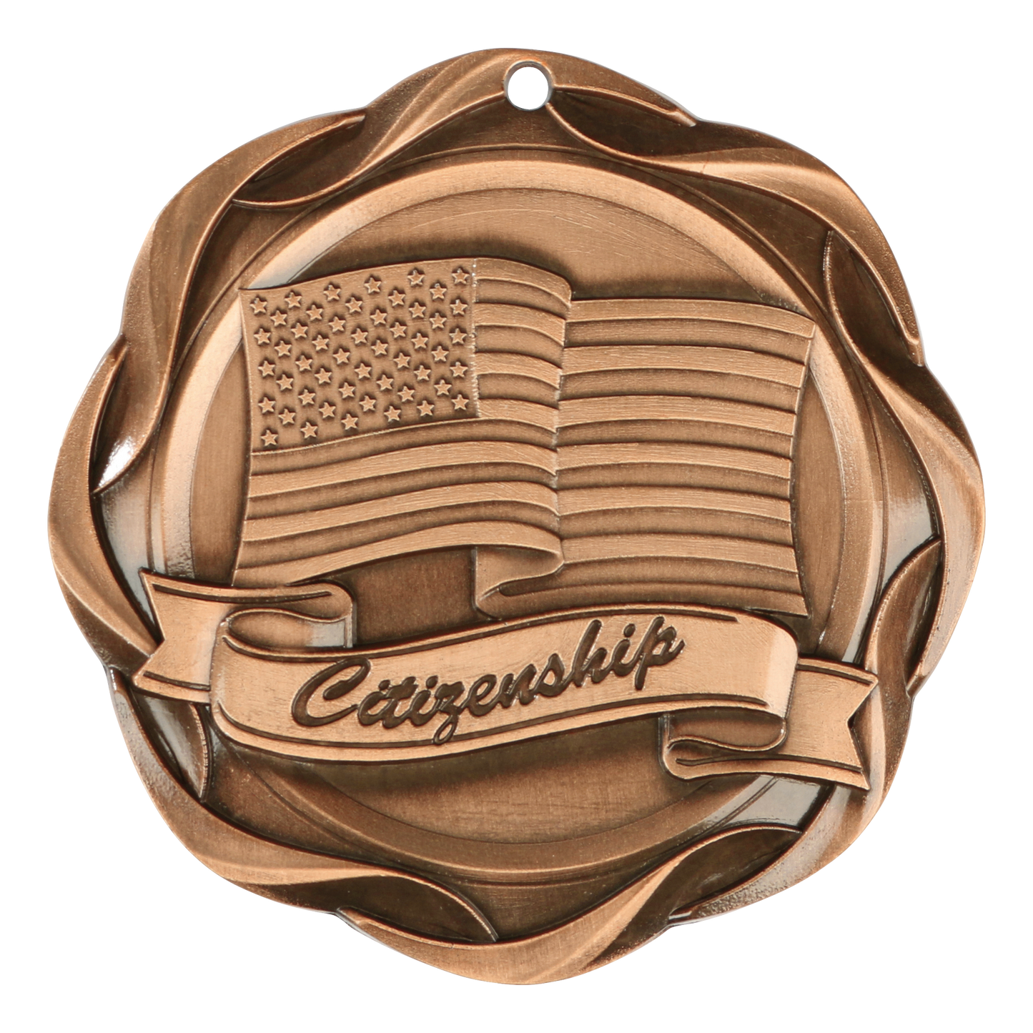 Fusion Citizenship Medal 3" / Bronze (Copper Tone)