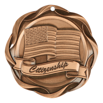 Fusion Citizenship Medal 3" / Bronze (Copper Tone)
