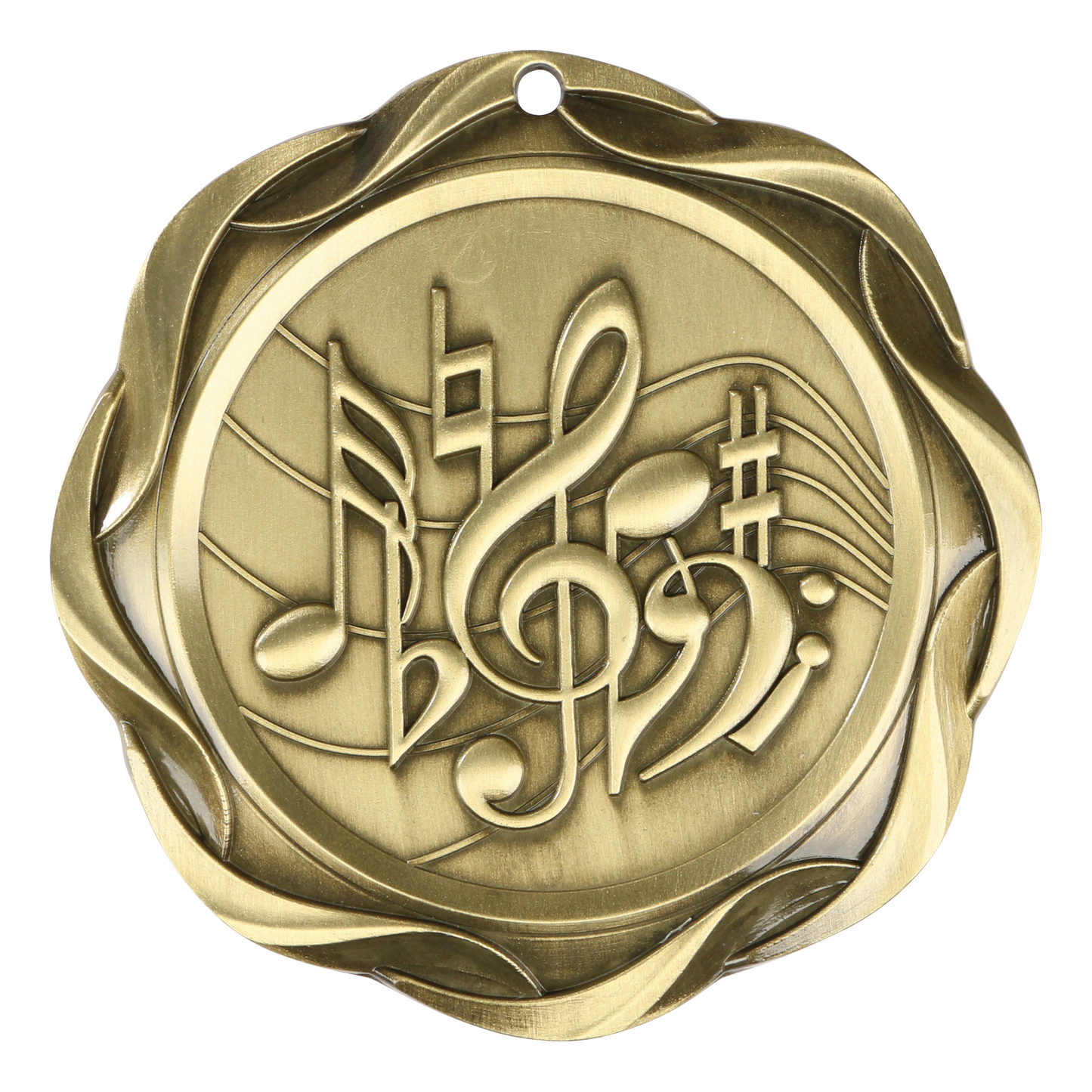 Fusion Music Medal 3" / Gold