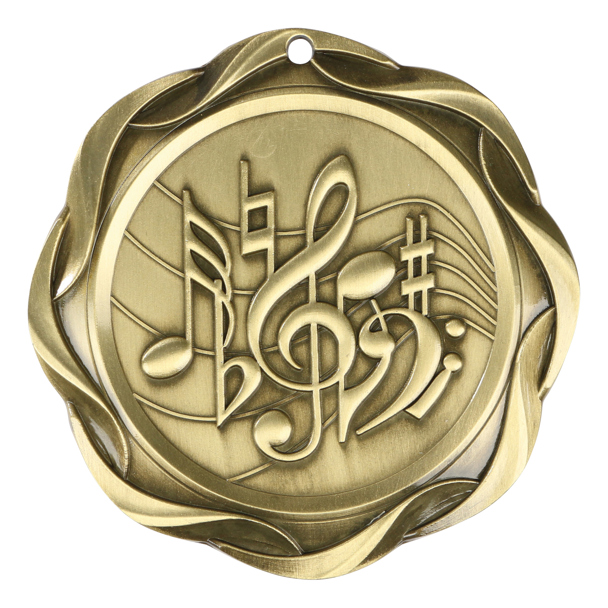 Fusion Music Medal 3" / Gold
